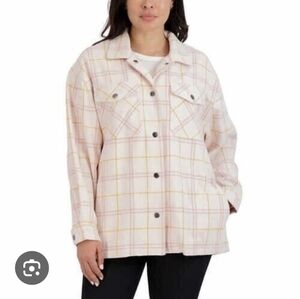 HFX Women's Flanel Shirt Jacket Size XL.